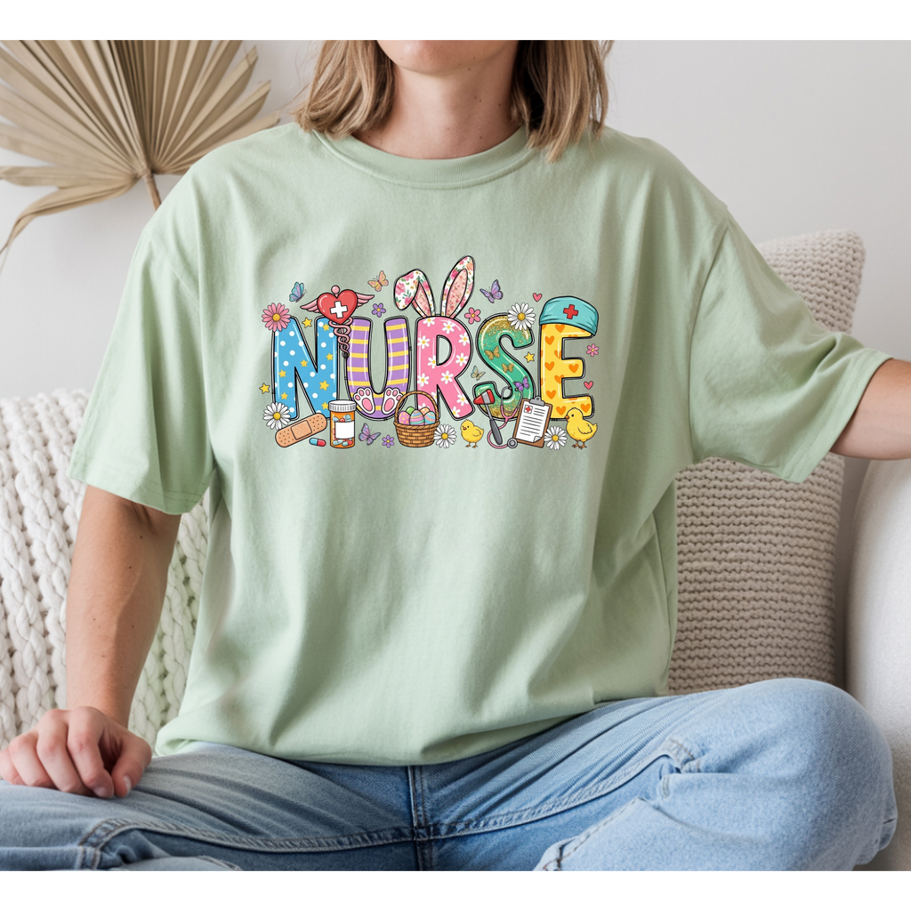 Easter Nurse Gildan T-shirt